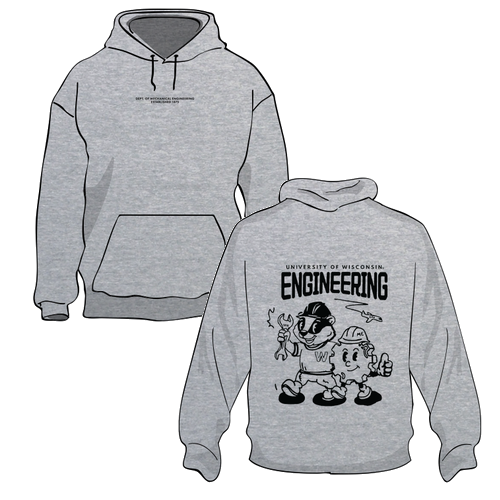 Gildan Heavy Blend Hooded Sweatshirt -- Sport Grey