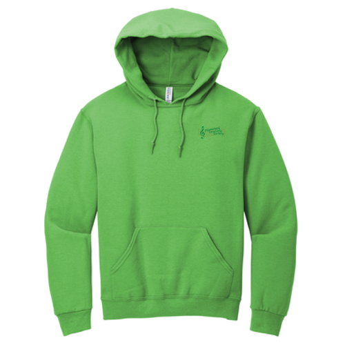 Mens/Unisex Jerzees 8 oz 50/50 Nublend Hooded Sweatshirt -- Kiwi