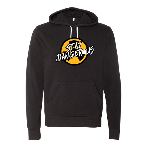 BELLA + CANVAS Sponge Fleece Hoodie -- Black