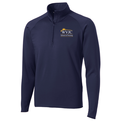 Sport Tek Sport Wick Stretch Half Zip Pullover -- True Navy