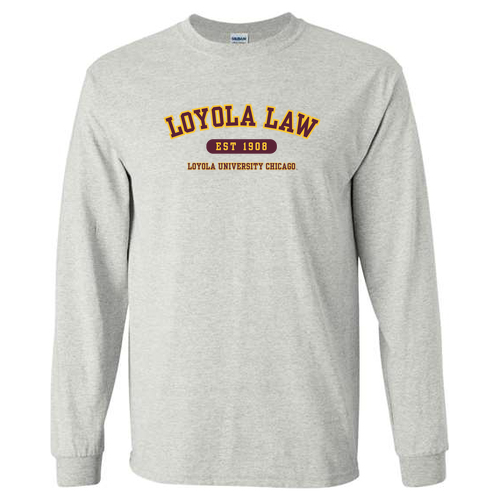 Loyola Law Long sleeve -- Ash