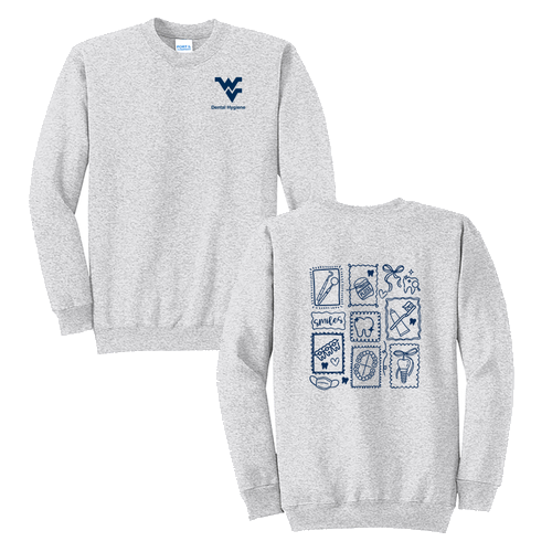 Port and Company Classic Crewneck Sweatshirt -- Ash