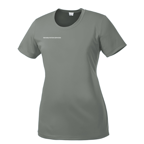 Sport Tek Ladies Competitor Tee -- Grey Concrete