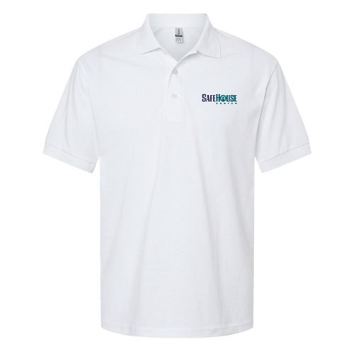 Gildan DryBlend Jersey Polo -- White