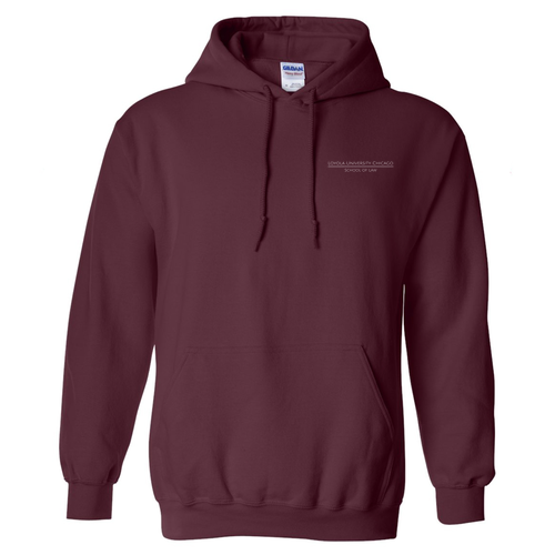 Corboy Law Center Hooded Sweatshirt -- Maroon