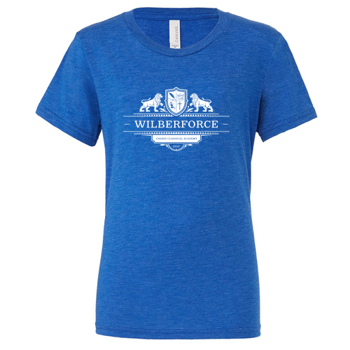 Wilberforce Bella Canvas T-Shirt -- Solid True Royal Triblend