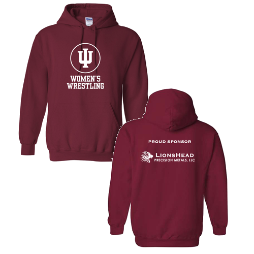 Gildan Heavy Blend Hooded Sweatshirt -- Cardinal Red
