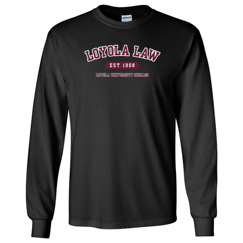 Loyola Law Long sleeve -- Black