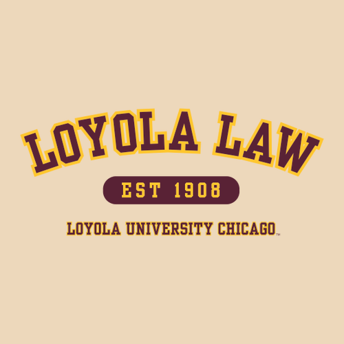 Loyola Law Tote -- Natural / Red
