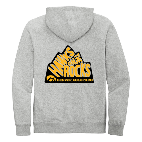 District V.I.T. Fleece Full-Zip Hoodie -- Light Heather Grey