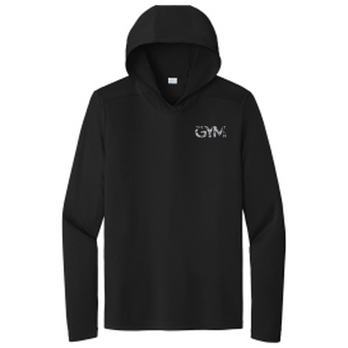 Sport-Tek Posi-UV Pro Long Sleeve Hoodie -- Black