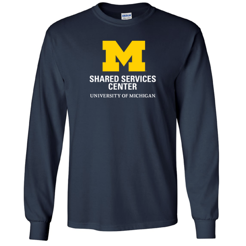 Ultra Cotton Longsleeve T-Shirt -- Navy