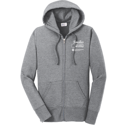 Full Zip Hooded Sweatshirt -- Athletic Heather