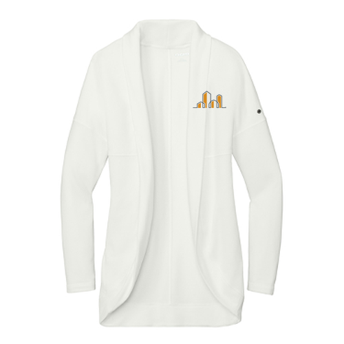 OGIO Ladies Luuma Cocoon Fleece -- Ivory Snow