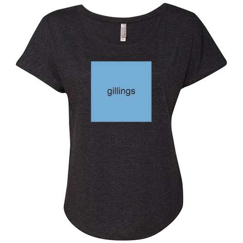 Next Level Apparel Tri-Blend Dolman T-Shirt -- Vintage Black