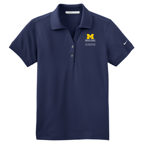 Ladies Nike Golf Dri-Fit Classic Polo -- Midnight Navy