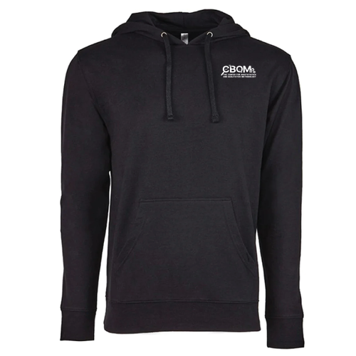 Next Level French Terry Hooded Pullover -- Black/ Black