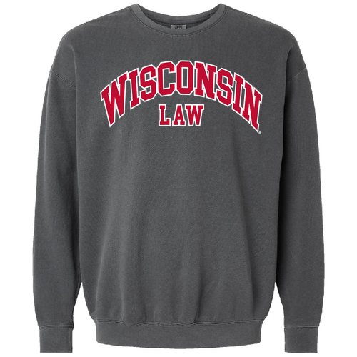 Comfort Colors Unisex Lightweight Fleece Crewneck Sweatshirt -- Pepper