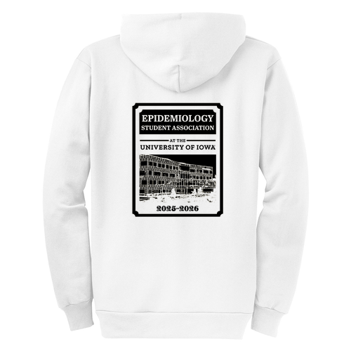 Port and Company Classic Full Zip Hooded Sweatshirt -- White
