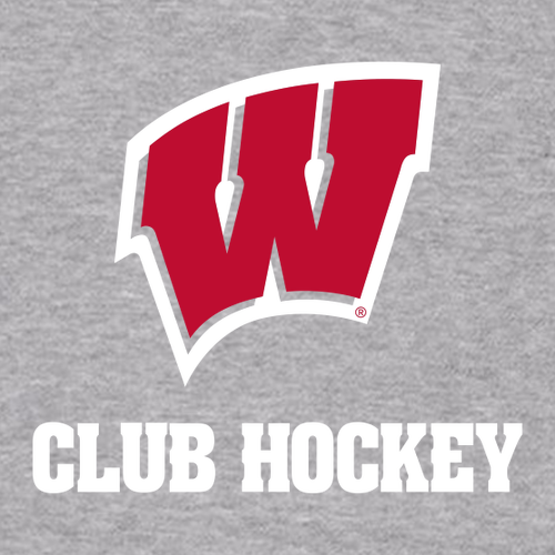 UW Club Hockey Open Bottom Sweatpant -- Grey