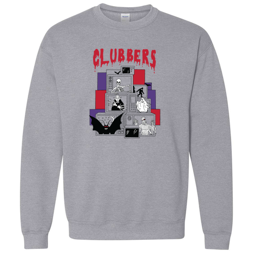 Gildan Sport Grey Clubbers Crew Neck Sweatshirt