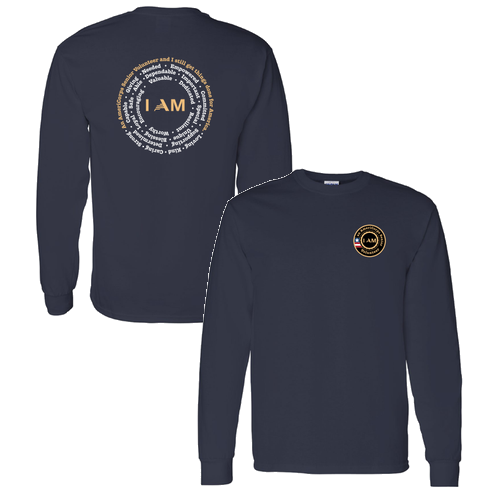 I Am Longsleeve -- Navy