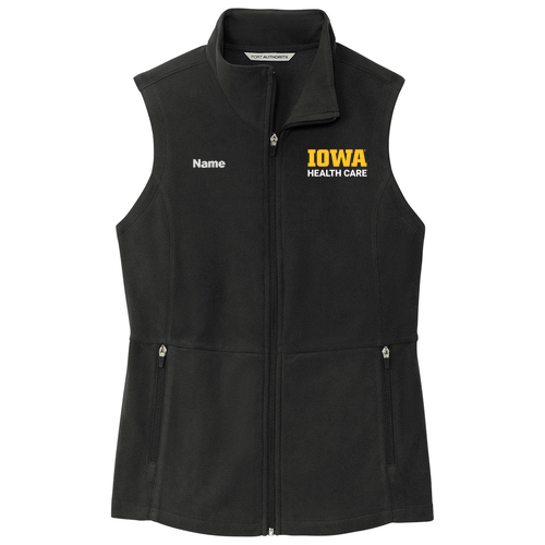 Port Authority Ladies Accord Microfleece Vest -- Black