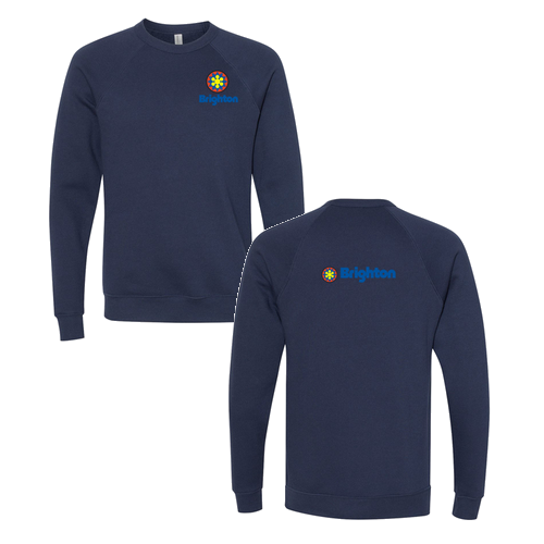 Brighton Logo 2 Full color -- Crewneck Sweatshirt Navy