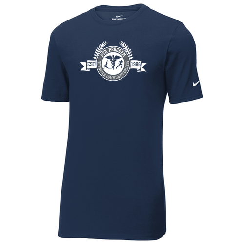 Nike Dri-FIT Cotton / Poly Tee -- College Navy