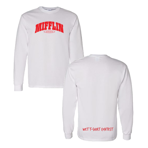 Gildan Heavy Cotton Longsleeve Basic T-Shirt -- White