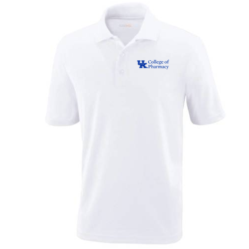 Embroidered Ash City Core 365 Men's Origin Performance Pique Polo -- White