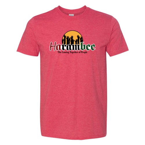 Harambee SoftStyle Fitted T-Shirt -- Heather Red