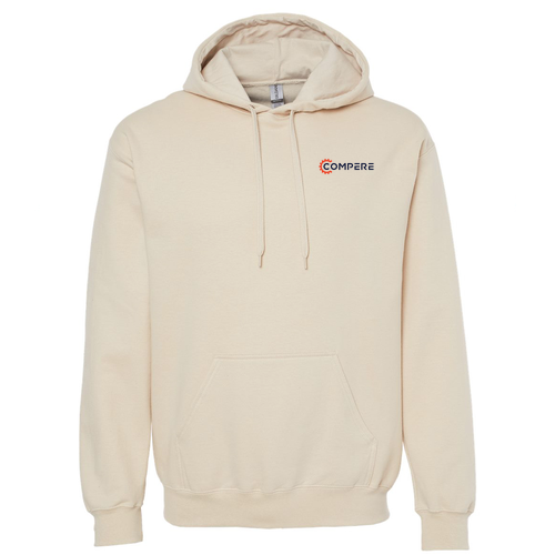 Gildan Adult Softstyle Fleece Pullover Hooded Sweatshirt -- Sand