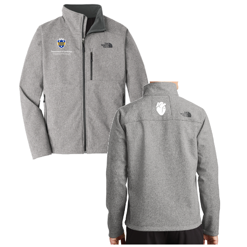 Cardiology North Face Soft Shell Jacket -- Medium Grey Heather