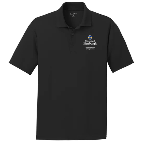Pitt Shield Polo -- Black