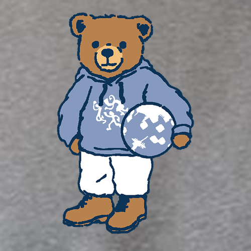 Teddy Bear Sportsman Fleece Lined 12" Cuffed Beanie -- Heather Gray