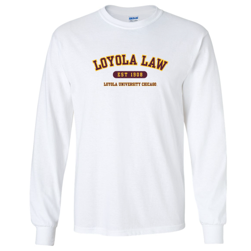 Loyola Law Long sleeve -- White