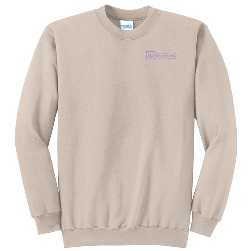 Port and Company Classic Crewneck Sweatshirt -- Light Sand