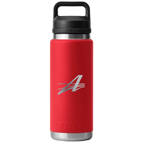 Prime Line YETI Rambler 26 oz. Water Bottle with Chug Cap -- Red-Rescue, AES