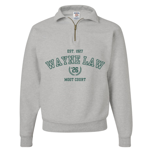 Jerzees 9.3 Oz 50/50 Nublend Quarter Zip Sweatshirt Adult -- Oxford