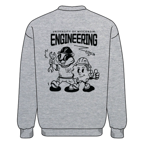 Gildan Heavy Blend Crew Neck Sweatshirt -- Sport Grey