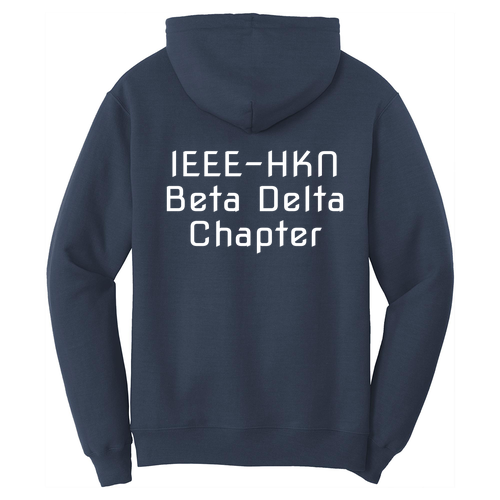 Port and Company Core Fleece Pullover Hooded Sweatshirt -- Navy