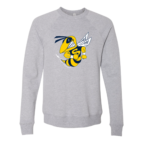 Bella Canvas Unisex Sponge Fleece Raglan Sweatshirt -- Athletic Heather