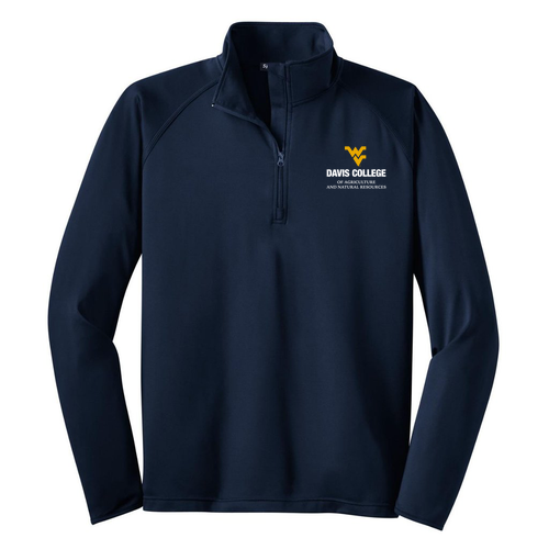 Sport Tek Sport Wick Stretch Half Zip Pullover -- True Navy