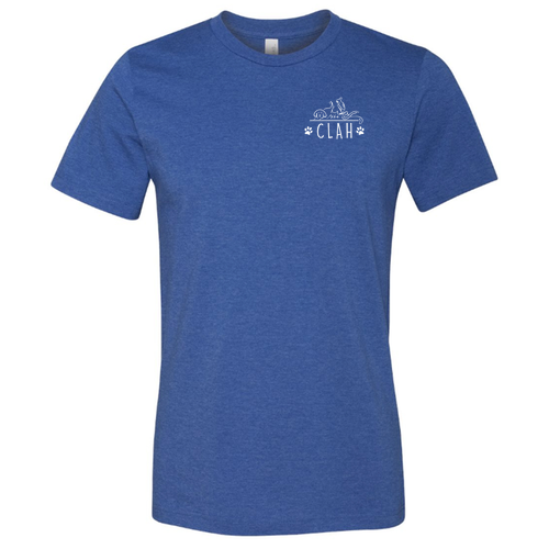 Bella Canvas Unisex Heather CVC T-Shirt -- Heather True Royal