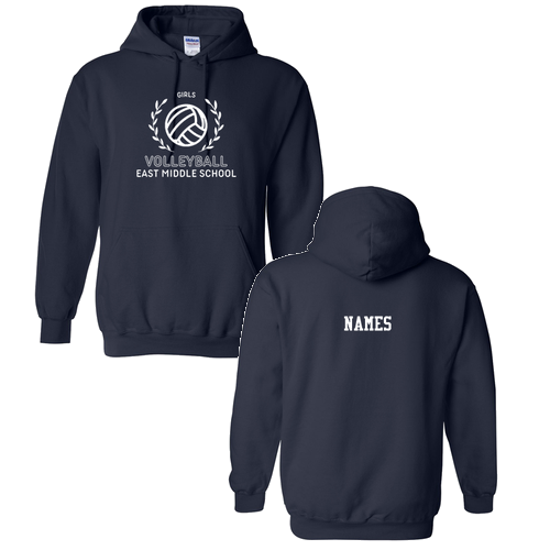 Gildan Heavy Blend Hooded Sweatshirt -- Navy