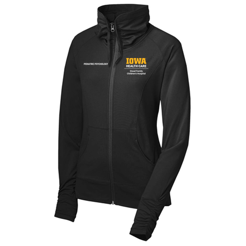 Sport Tek Ladies Sport Wick Stretch Full Zip Jacket -- Black