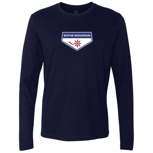 Boyne Mountain Logo 1 Full color -- Long sleeve Midnight Navy