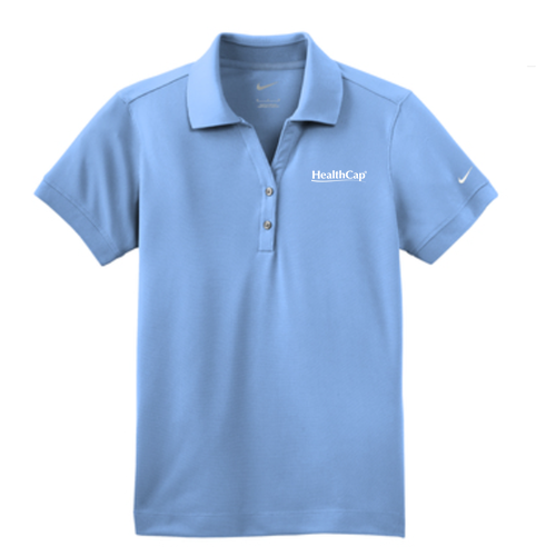 Ladies Nike Golf Dri-Fit Classic Polo -- Light Blue