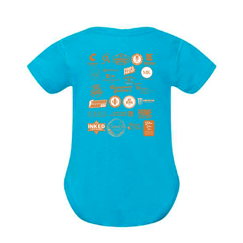 Sunset Infant Onesie -- Turquoise